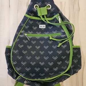 Ame Lulu Kingsley Tennis Backpack Victory Print